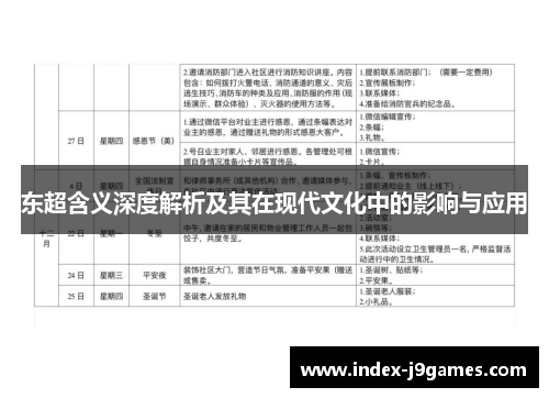 东超含义深度解析及其在现代文化中的影响与应用