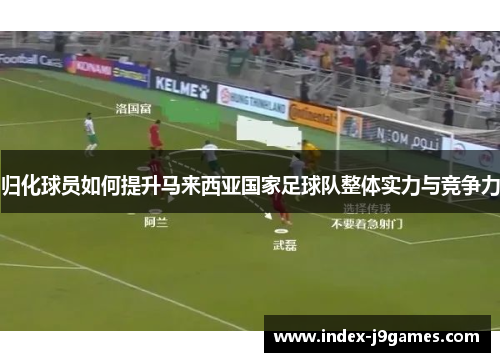 归化球员如何提升马来西亚国家足球队整体实力与竞争力